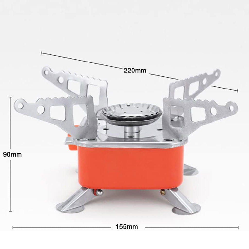 Mini réchaud à gaz pliable en métal pour camping – موقد غاز محمول