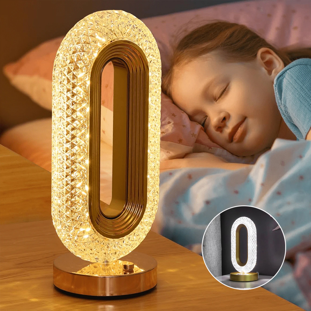 مصباح طاولة LED مزخرف Lampe de table décorative LED forme œil d’étoile